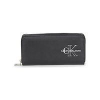 calvin klein jeans cartera sculpted zip around two tone para mujer