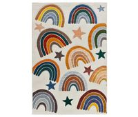 alfombra infantil arcoiris multicolor balloon 120x170 cm - atticgo