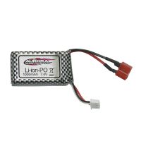 bateria de li-ion de 74v 1000mah 2s xinlehong con conector t qdj02 para piezas de coche rc q901 q902 q903 116