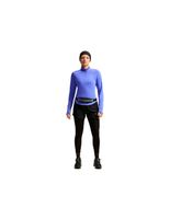 camiseta de running nike tempo dri-fit 14-zip running top mujer morado