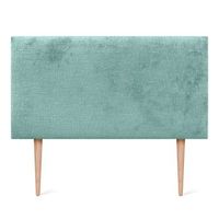 dhome cabecero de lana natural 80x115cm con patas camas 8090 - verde agua