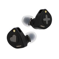 simgot hbb ew300 1dd  1 planar  1pzt controlador hibrido monitor intrauditivo auriculares con cable con boquillas desmontables cable ofc iem plateado