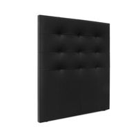 cabecero de polipiel capitone hasta el suelo 105x120cm camas 105 - negro