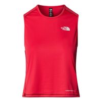 the north face sunriser camiseta de running mujeres-rojo