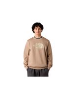 sudadera the north face drew peak regular crew mushroom hombre beige