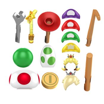 TP1059 Figuras de Acción de Anime Populares, Bloques de Construcción Mini de Plástico ABS, Ladrillos Educativos para Niños, Juguetes