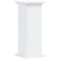 soportes para plantas madera de ingenieria blanco 33x33x80 cm vidaxl