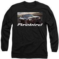 pontiac camiseta manga larga firebird 76 para mujer