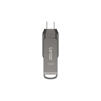 Pendrive Lexar LJDD400128G-BNQNG 128GB USB Tipo C 3.2 Gen 1 130MB/s Gris