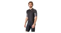 maillot de manga corta castelli entrata 6 hombre negro gris