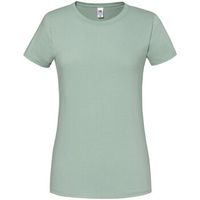 fruit of the loom camiseta iconic 195 premium para mujer