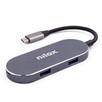 docking station nilox tipo c a 3x usb 30 1x hdmi 1x tipo c