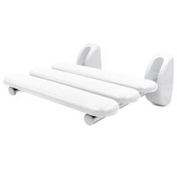 asiento plegable de ducha pro blanco ridder