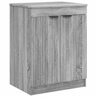 mueble de cuarto de bano sonoma gris 54 x 41 x 70 cm vidaxl