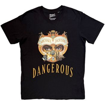 Michael Jackson Camiseta Dangerous World Tour para mujer