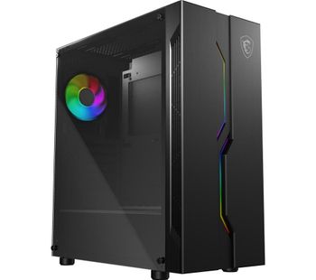 MSI Mag Vampiric 010 ATX Mid-Tower PC Case, Black
