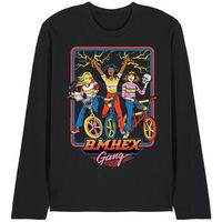 steven rhodes camiseta manga larga bmhex gang para mujer
