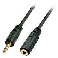 cable de audio lindy 35mm macho a hembra 10 m negro