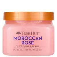 tree hut body scrubs moroccan rose shea sugar scrub 510g