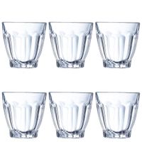 juego de 6 vasos chupito vidrio templado 9 cl