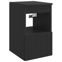mueble de cuarto de bano negro 30 x 41 x 50 cm vidaxl