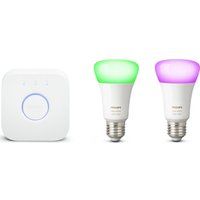 philips hue white and colour ambiance mini smart bulb starter kit - e27 white