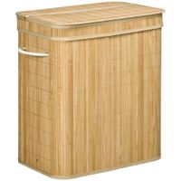 cesto ropa sucia 542x352x595 cm madera natural