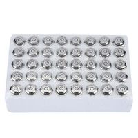interruptor de boton plano de metal 16 mm 24v led