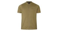 endura loop maillot de manga corta con cremallera completa caqui