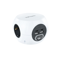 regleta nano cable 10370001 3tomas4usb cinterruptor blanco