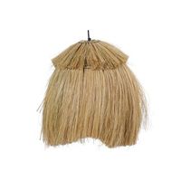 lampara techo yute metal 45x45x55 natural