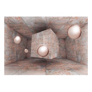 Papel Pintado 3d - Pink Box (150x105 Cm)