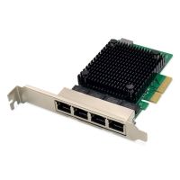 tarjeta de red digitus dn-10136 pci express 25 gbe 4 puertos rj45