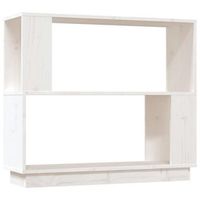 estante estanteriariadivisor de espacios madera de pino blanco 80x25x70cm