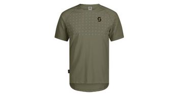 Maillot de manga corta scott  p   strong trail vertic pro  strong   p verde hombre