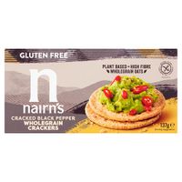 nairns gluten free cracked black pepper crackers