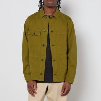 ps paul smith zebra cotton-twill shirt jacket - l