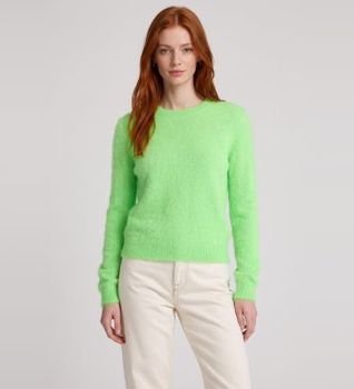 Bellerose para mujer. BW262916 K1014U Jersey Datti62 verde (L), Casual, Alpaca, Manga larga