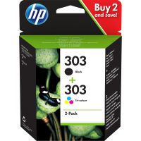 cartucho de tinta original hp 303 bkcmy