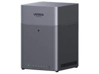 servidor nas - ugreen dh4300 plus 4 bahias 120tb 5 gbs 8 gb ram nfc gris
