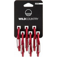 juego de mosquetones astro 6 pack-rojo wild country