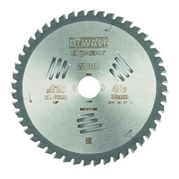 Dewalt Dt4320-qz - Hoja Para Sierra Circular Estacionaria 216x30mm 48d
