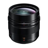 objetivo panasonic h-x012e 12 mm f14 montura micro 43 metal negro