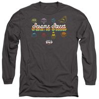sesame street camiseta manga larga made in 1969 para mujer