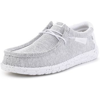 HEYDUDE Zapatos Wally Sox Stone White 40019-1KA para hombre