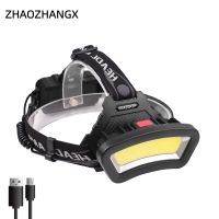 linterna frontal led de luz fuerte con zoom portatil impermeable de larga duracion para pesca nocturna de largo alcance recargable
