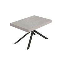 mesa extensible niket cachemir 140400x90 cm con patas antracita
