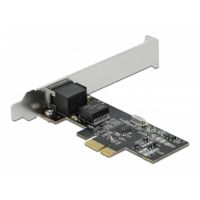tarjeta de red delock pci express x1 25 gigabit ethernet 2500 mbps led