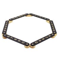 meowbaby sendero sensorial madera negro 6 elementos