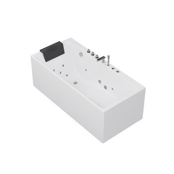 Bañera De Hidromasaje Ergonómica Bakal - Blanco